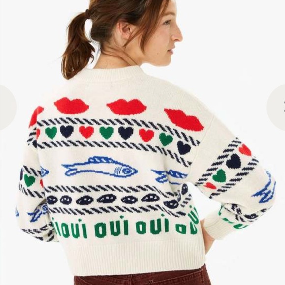 Clare V Icon Crewneck Sweater Wool - Picture 2 of 8